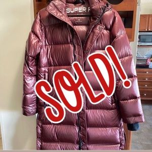 SuperPuff Long XS maroon/burgundy like new